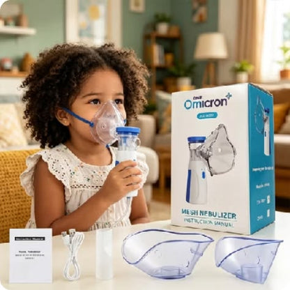 Portable Mesh Nebulizer for Kids & Adults 🫁💙